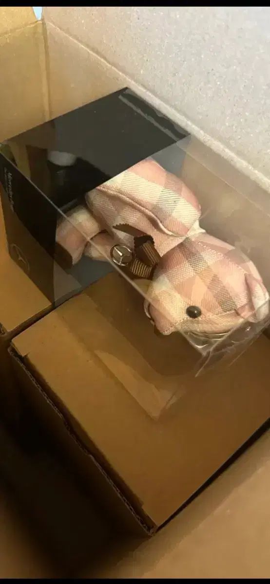 メルセデス ベンツ CHECK クマのぬいぐるみ キーホルダー