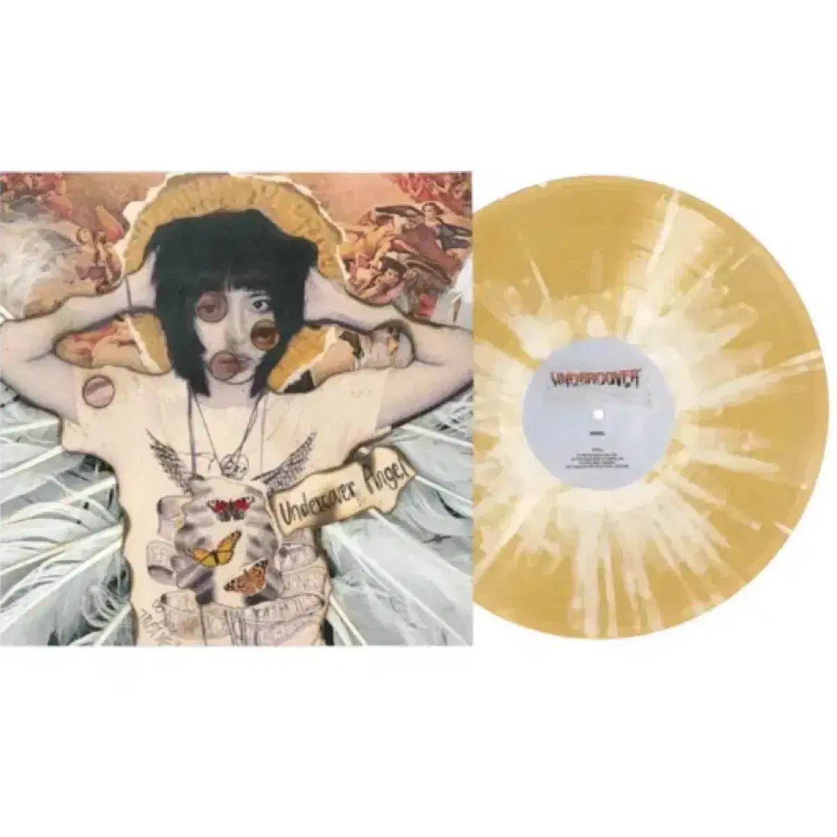 未開封 渦巻き模様の 覆面 Undercover Angel LP 出品