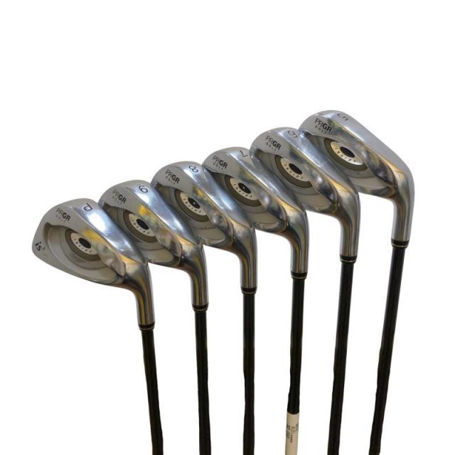 【中古】 プロギア is3 502 6S アイアンセット IR INSPEC (フレックスSR) メンズ 男性用 右利き 右用 Dランク ゴルフクラブ