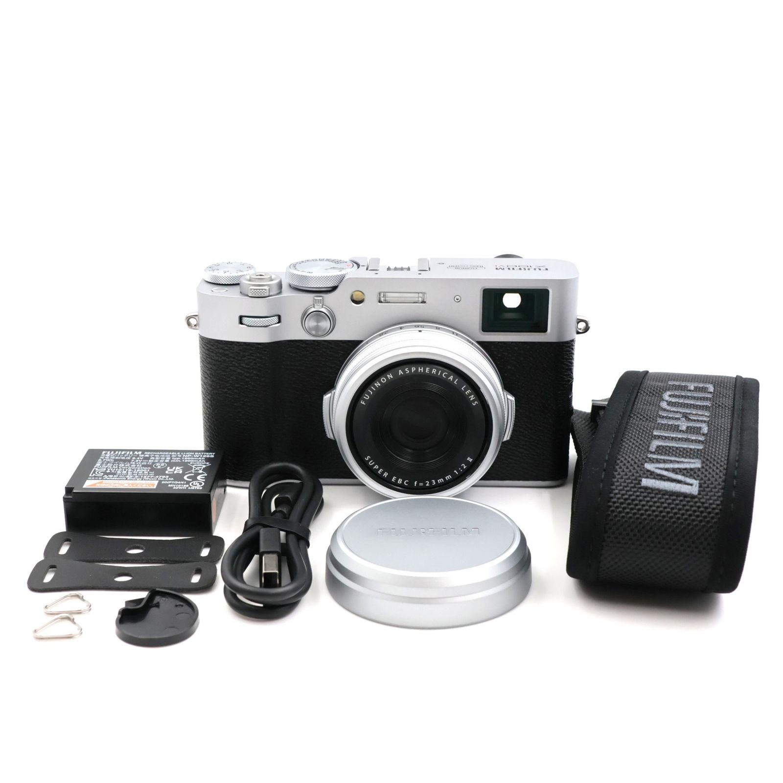 □シャッター数3100枚！新品同様□ FUJIFILM X100Ⅵ シルバー デジタル 
