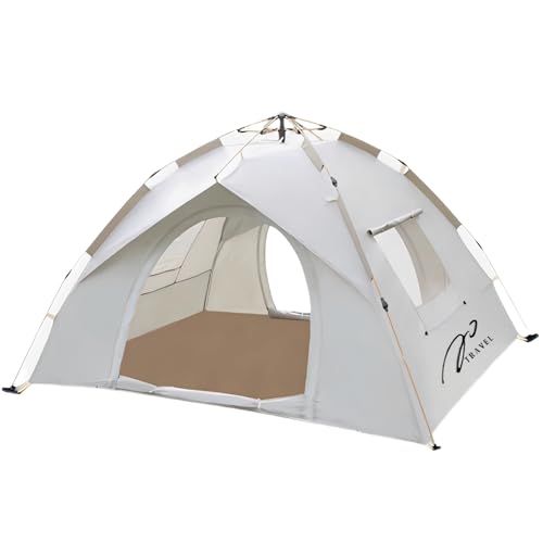 TRAVEL ワンタッチテント超軽量 10秒設営 UVカット 防風防水 耐水圧2000mmH2O 通気メッシュ コンパクト収納バッグ付き アウトドア/防災対応 [並行輸入品]送料無料 87613692