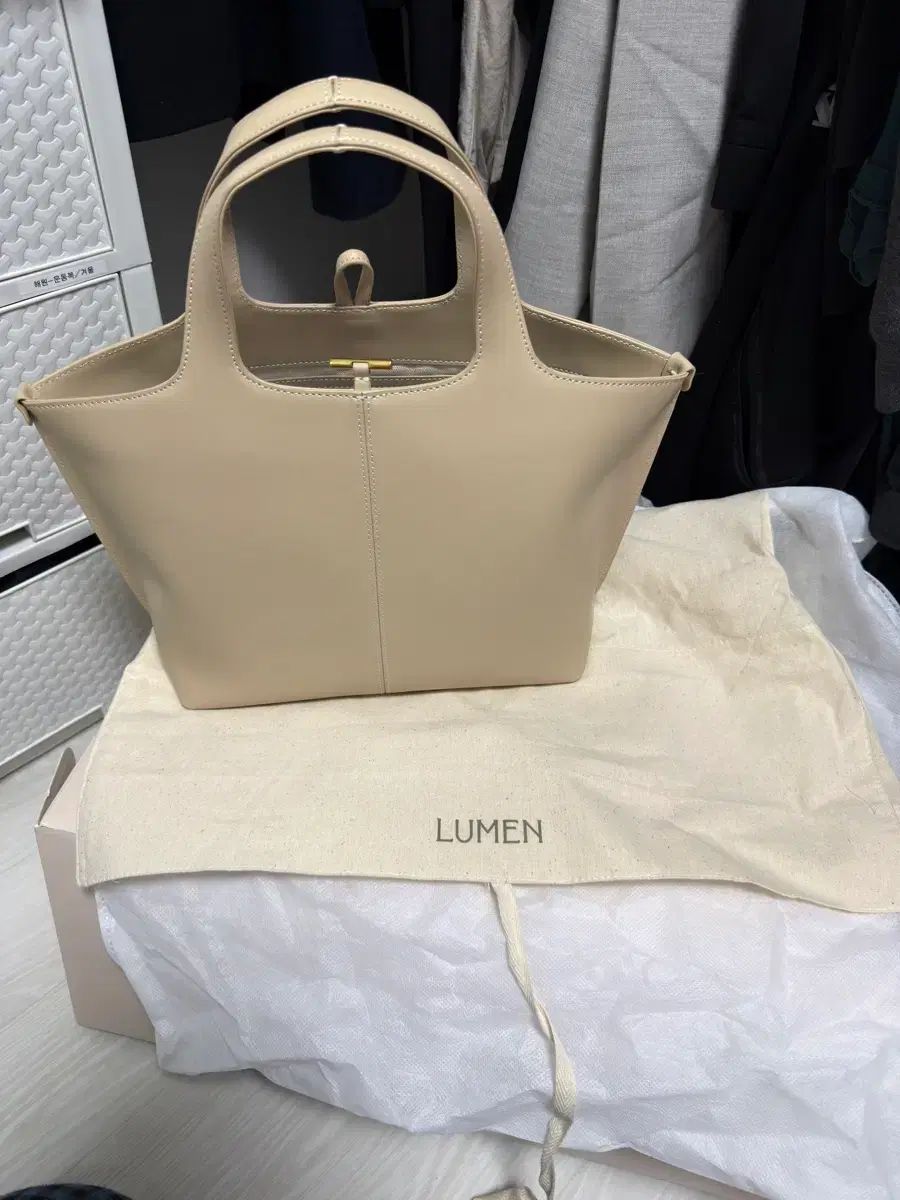 新品)アトリエ ド ルーメン パニエ トートバッグ エッグベージュ