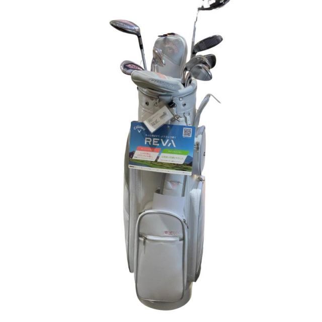 【中古】 キャロウェイ REVA(2024) 9S(CB付き) ピンク レディース クラブセット CS オリジナルカーボン (フレックスL) レディース 女性用 右利き 右用 Nランク ゴルフクラブ