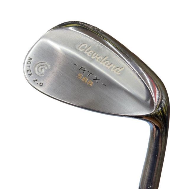 【中古】 クリーブランド Cleveland 588 RTX 2.0 ツアーサテン 58°/10° ウェッジ WG Dynamic Gold (フレックスS) メンズ 男性用 右利き 右用 Cランク ゴルフクラブ