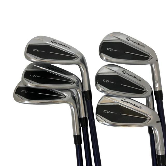 【中古】 テーラーメイド Qi 7S アイアンセット IR Diamana BLUE TM60(Qi IR) (フレックスR) メンズ 男性用 右利き 右用 Cランク ゴルフクラブ