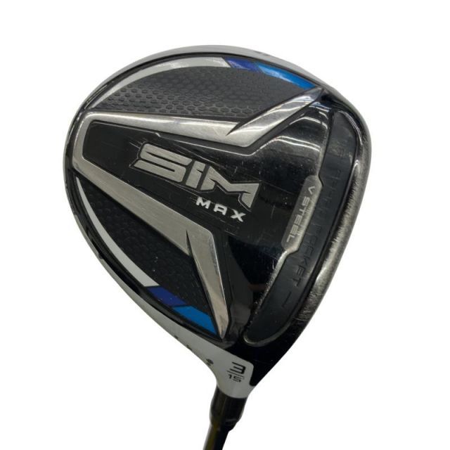 【中古】 テーラーメイド SIM MAX 3W フェアウェイウッド FW TENSEI BLUE TM50(FW) (フレックスS) メンズ 男性用 右利き 右用 Dランク ゴルフクラブ