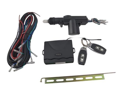 車用セキュリティパーツ12V キーレスエントリーシステムキット汎用12Vアンサーバック機能付 アクチュエーター1本付 配線説明書付き [並行輸入品]kk