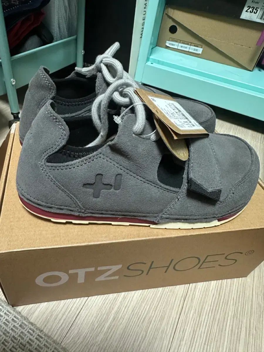 OTZSHOES オッツィシューズ グレー ロウスウェード 230