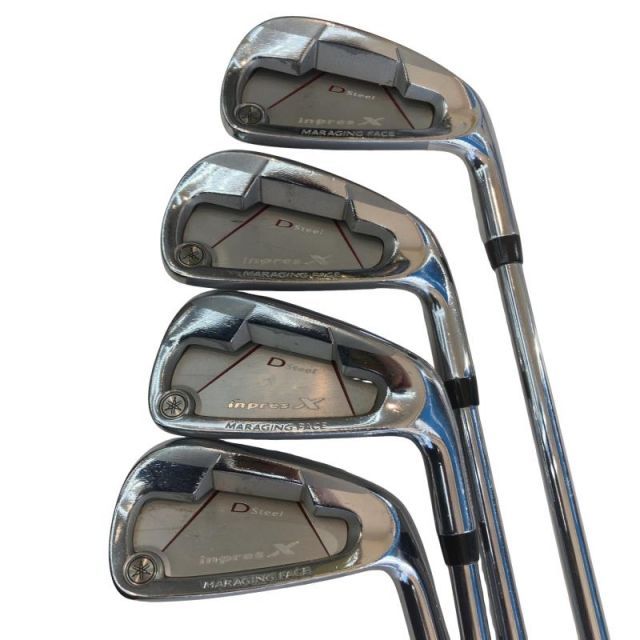 【中古】 ヤマハ inpres X D STEEL 8S アイアンセット IR NS PRO 950GH (フレックスS) メンズ 男性用 右利き 右用 Cランク ゴルフクラブ