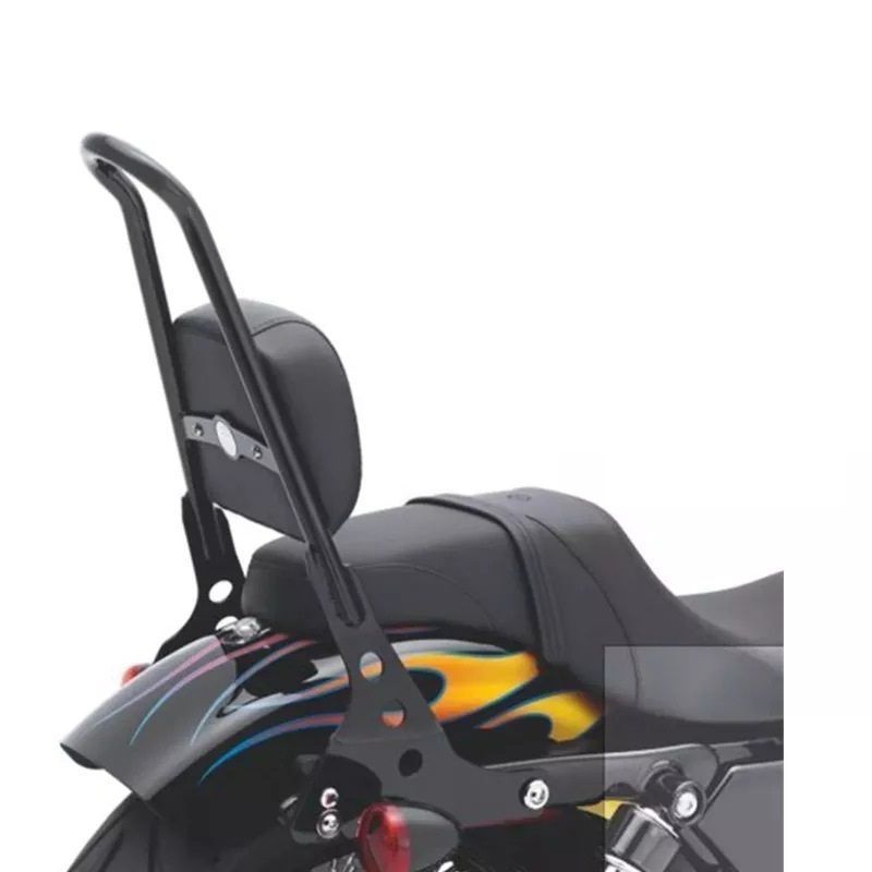 新入荷 ハーレー スポーツスター デタッチャブル バックレスト シーシーバー マットブラック XL883 XL1200 パッド付き