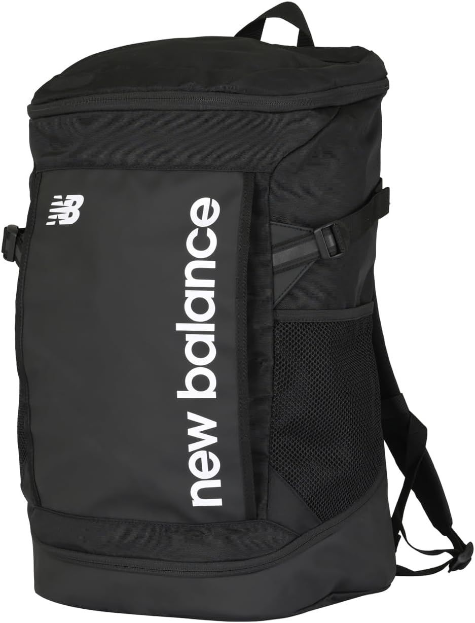 [ニューバランス] トップローディングバックパック35L (LAB35609 / AC3021S / LAB55614) 通学 スクール 部活 ビジネス 通勤 大容量 撥水 はっ水 黒 シューズ収納