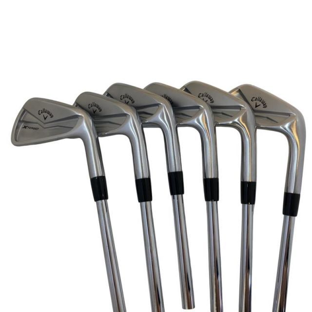 【中古】 キャロウェイ X FORGED(2024) 6S アイアンセット IR 純正特注シャフト (フレックスS) メンズ 男性用 右利き 右用 Bランク ゴルフクラブ