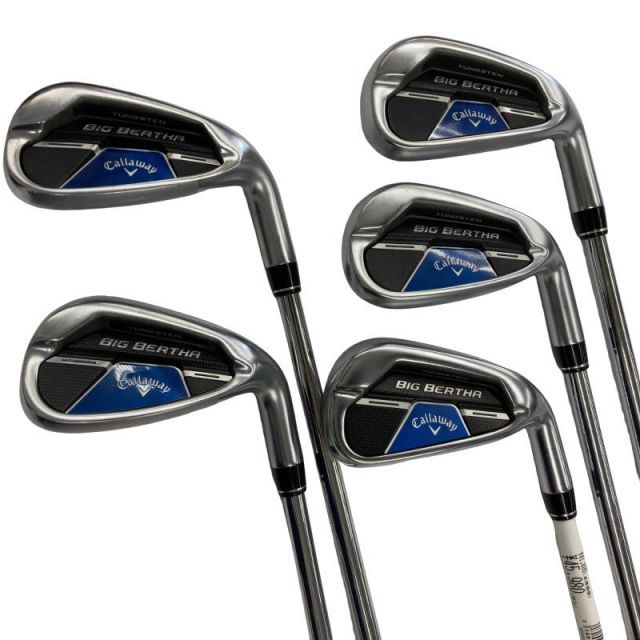 【中古】 キャロウェイ BIG BERTHA B21 5S アイアンセット IR NS PRO ZELOS 7 (フレックスS) メンズ 男性用 右利き 右用 Cランク ゴルフクラブ
