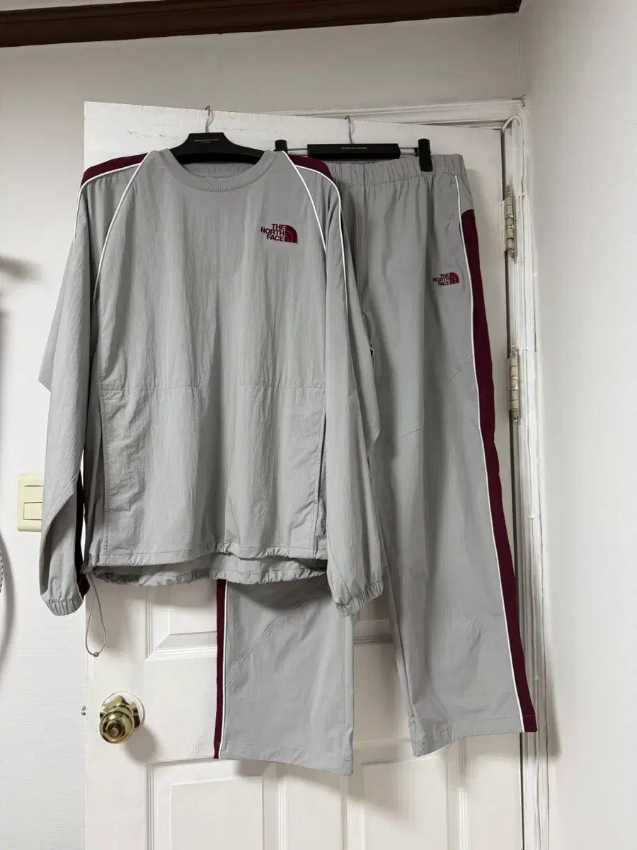THE NORTH FACE ザノースフェイス 白ラベル ブロオ グレー セットアップ 特価/XXL下XL