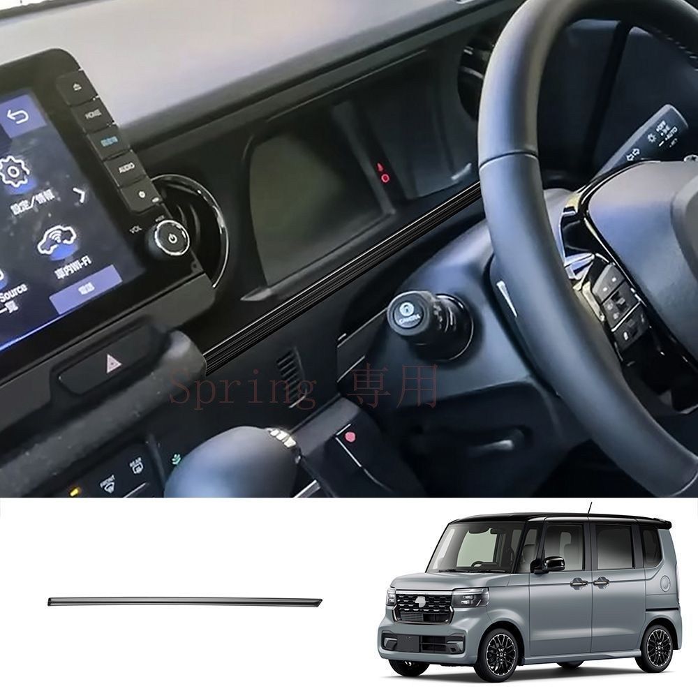 ホンダ Honda N-BOX 2024年対応 メーターパネルガーニッシュ インストルメントパネルトリム ダッシュボードまわり用 ステンレス製 1枚セット 傷防止 耐摩耗性 保護 貼り付け装着 内装の質感を高める 上品な印象を演出する インテリアアクセサリー