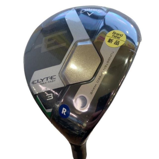 【中古】 キャロウェイ ELYTE MAX FAST 3W フェアウェイウッド FW LIN-Q GREEN 40 for CW(ELYTE FW) (フレックスR) メンズ 男性用 右利き 右用 Nランク ゴルフクラブ