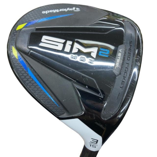 【中古】 テーラーメイド SIM2 MAX 3W フェアウェイウッド FW Diamana TB 60 (フレックスS) メンズ 男性用 右利き 右用 Cランク ゴルフクラブ