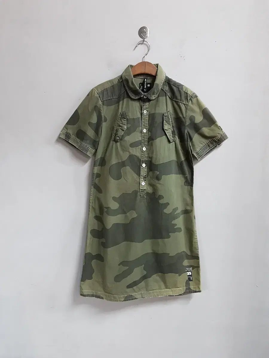 G Star Raw カモフラージュ 半袖 ONE PIECE L