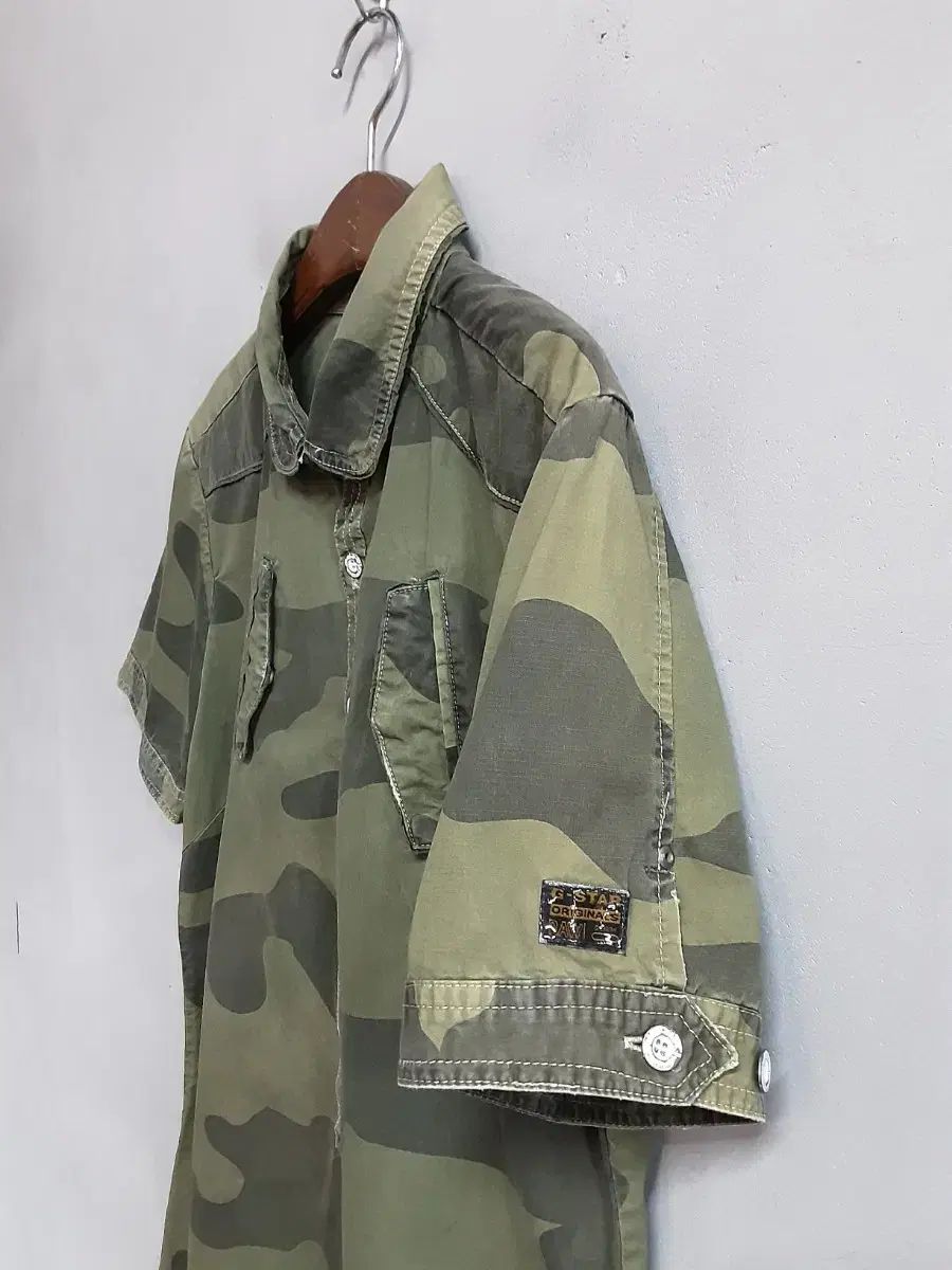 G Star Raw カモフラージュ 半袖 ONE PIECE L