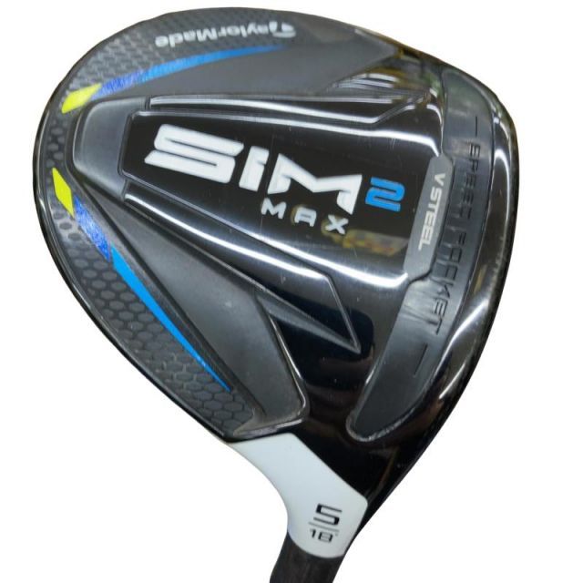 【中古】 テーラーメイド SIM2 MAX 5W フェアウェイウッド FW TENSEI BLUE TM50(SIM2 FW) (フレックスS) メンズ 男性用 右利き 右用 Cランク ゴルフクラブ