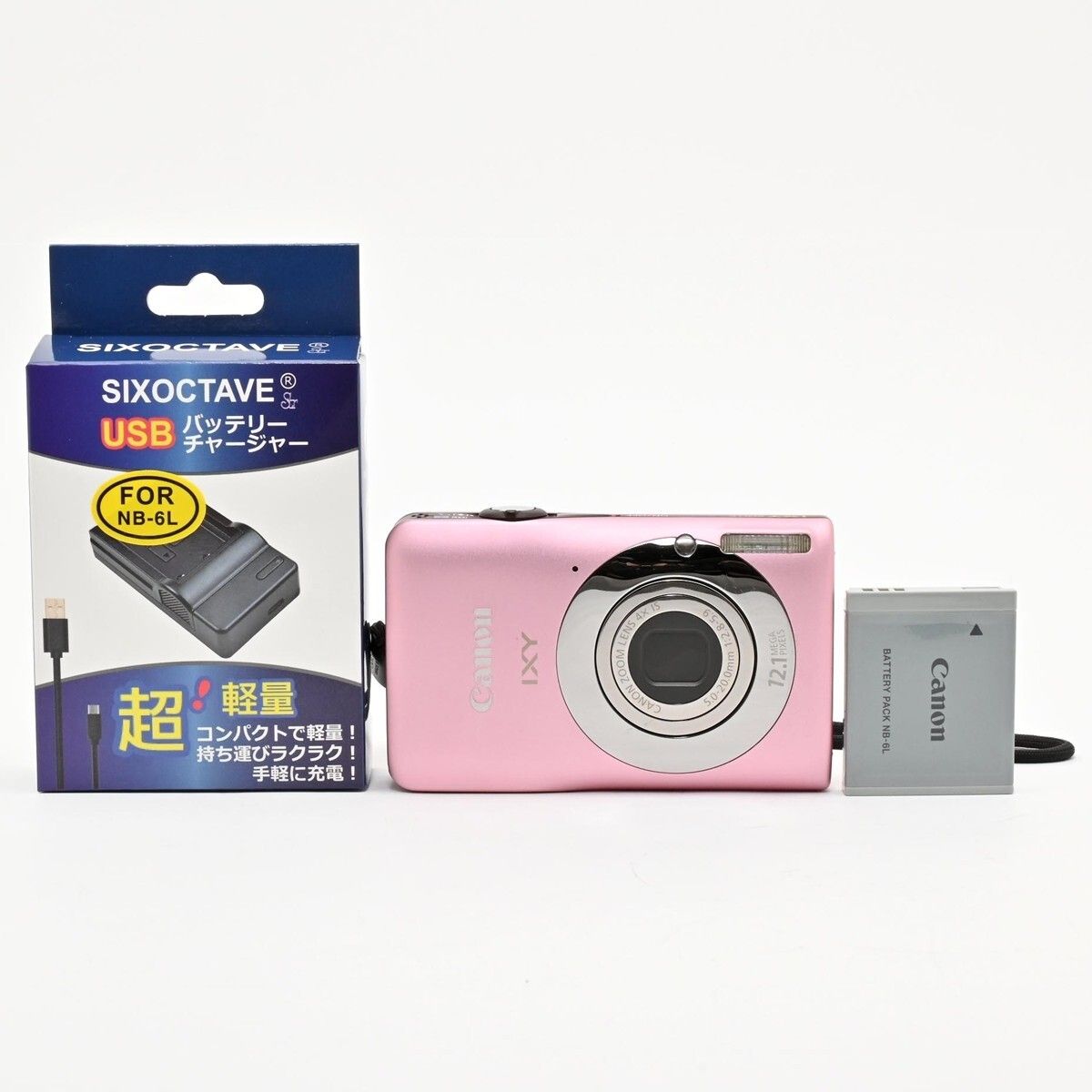 1355＜良品＞ Canon デジタルカメラ IXY 200F ピンク IXY200F PK