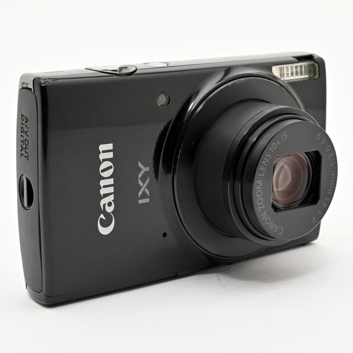 1356＜良品＞ Canon デジタルカメラ IXY 190 ブラック 光学10倍ズーム 
