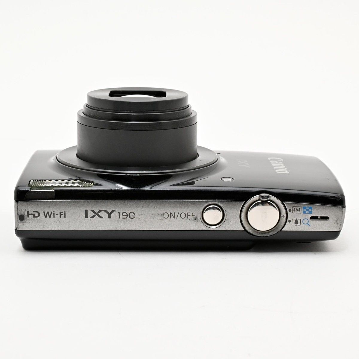 1356＜良品＞ Canon デジタルカメラ IXY 190 ブラック 光学10倍ズーム 