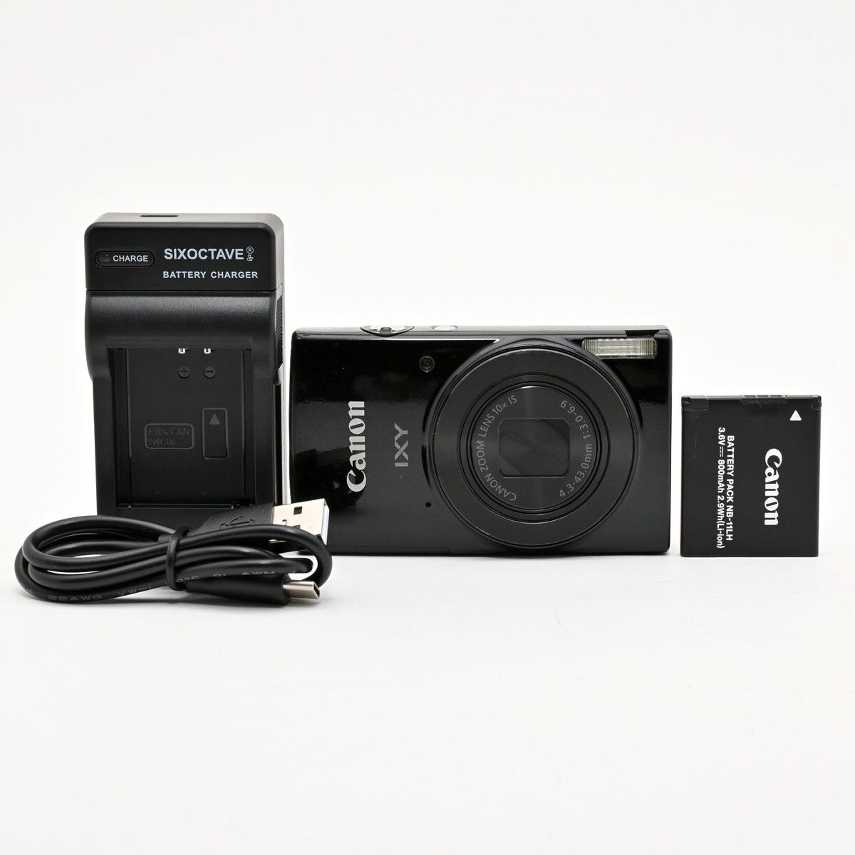 Canon IXY 190 ブラック Canon IXY190 ブラック 【公式通販】
