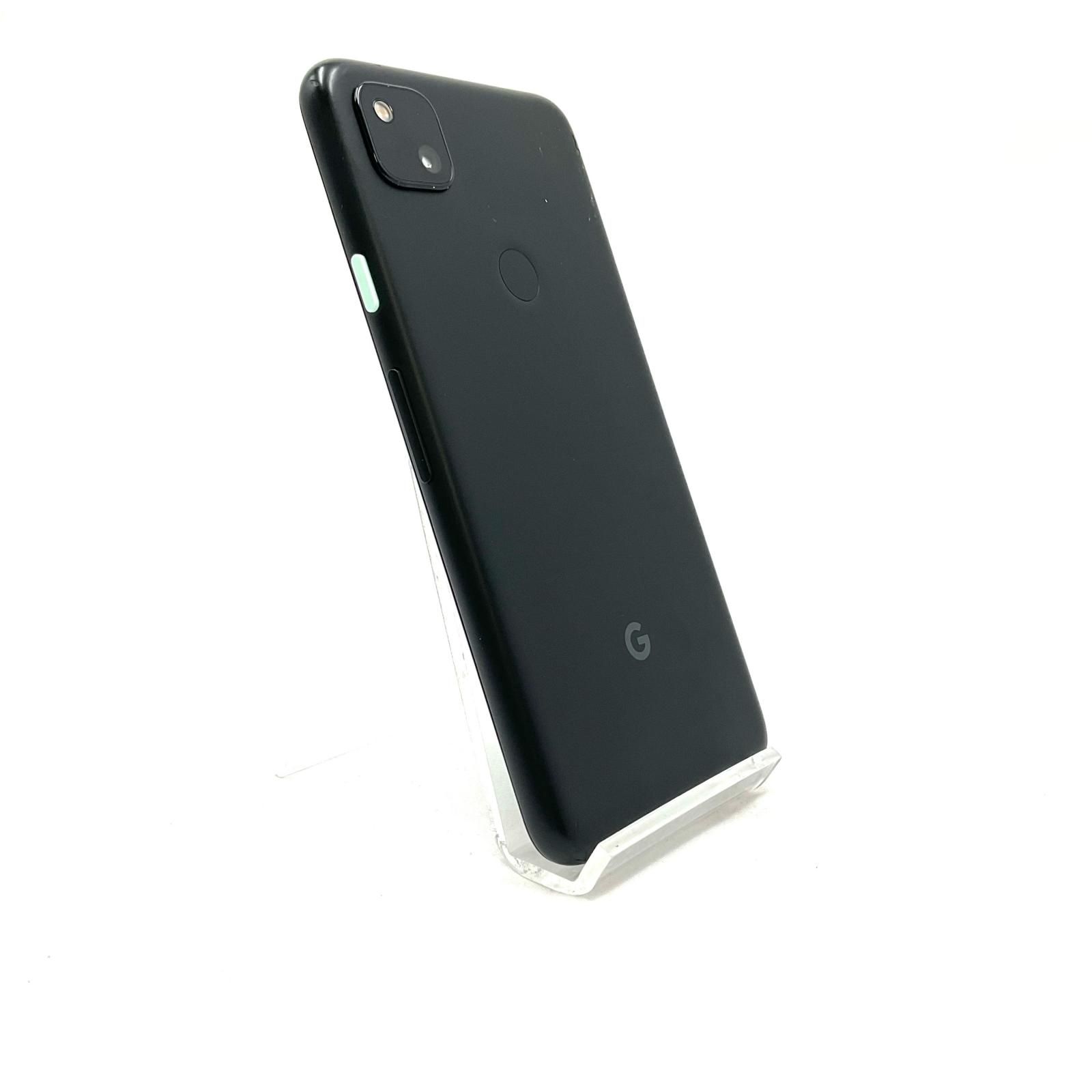 【全額返金保証】【最速発送】 Google Pixel 4a 128GB ブラック系 softbank SIMフリー Pixel 4a 白ロム 動作確認済