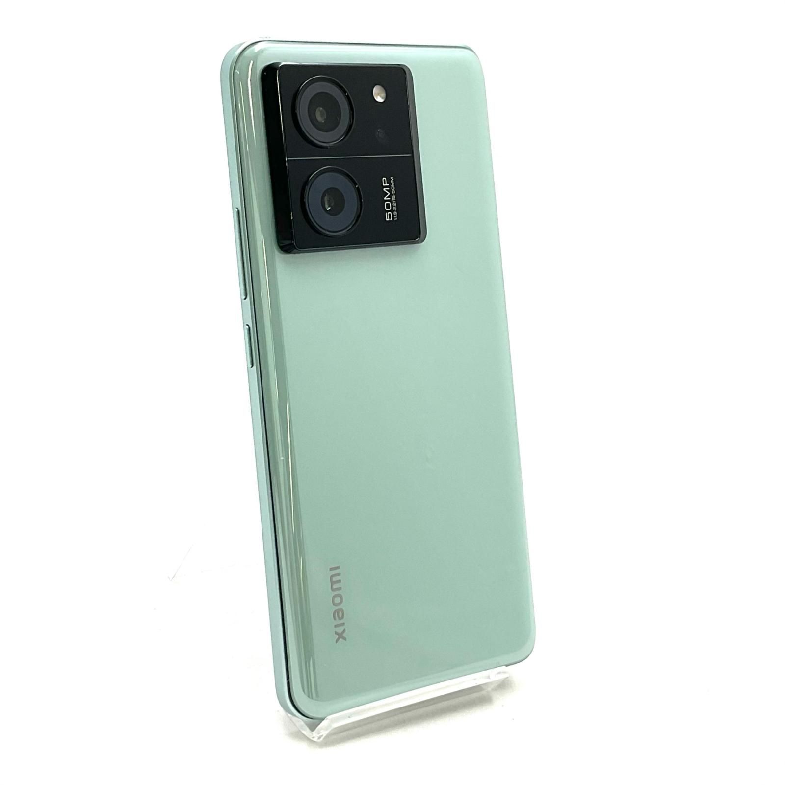 【最速発送】 Xiaomi 13T 256GB グリーン系 au SIMフリー XIG04 白ロム【難有】