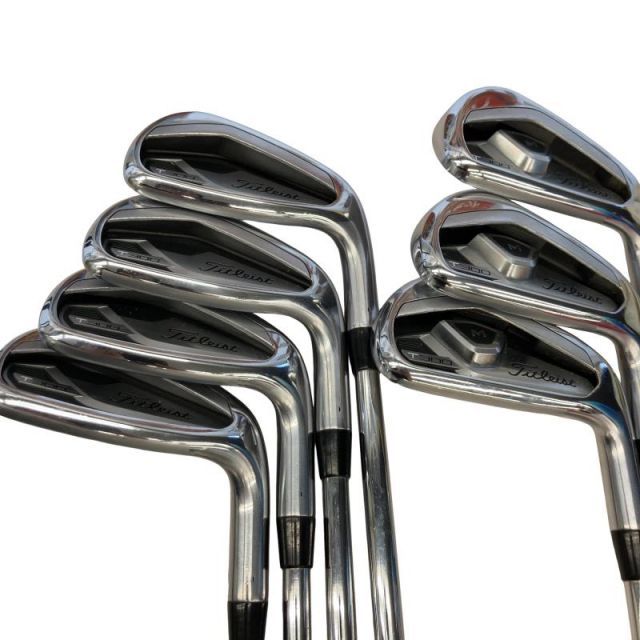 【中古】 タイトリスト Titleist T300(2021) 8S アイアンセット IR 純正特注シャフト (フレックスS) メンズ 男性用 右利き 右用 Cランク ゴルフクラブ