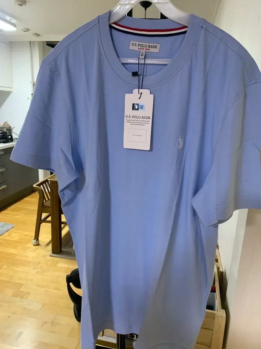 U S ポロ アッスン 半袖Tシャツ スカイブルー XL