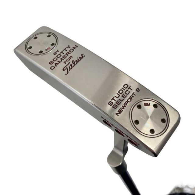 【中古】 タイトリスト SCOTTY CAMERON STUDIO SELECT NEWPORT 2 34インチ(15g) レフティ パター PT スチール (フレックスその他) メンズ 男性用 左利き レフティ 左用 Dランク ゴルフクラブ