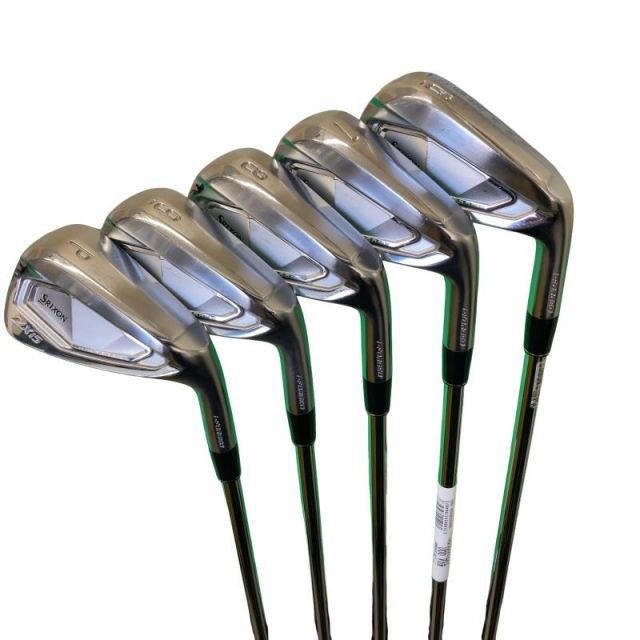 【中古】 ダンロップ SRIXON ZXi5 6S アイアンセット IR 純正特注シャフト (フレックスS) メンズ 男性用 右利き 右用 Cランク ゴルフクラブ