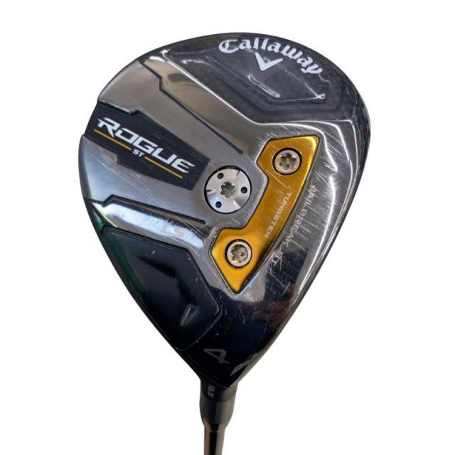 【中古】 キャロウェイ ROGUE ST LS 4W フェアウェイウッド FW TENSEI 55 for CW(ROGUE ST FW) (フレックスS) メンズ 男性用 右利き 右用 Cランク ゴルフクラブ