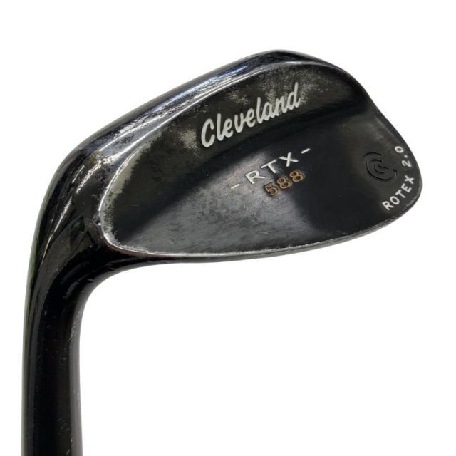 【中古】 クリーブランド Cleveland 588 RTX 2.0 ブラックサテン 48°/08° レフティ USA ウェッジ WG Dynamic Gold (フレックスその他) メンズ 男性用 左利き レフティ 左用 Cランク ゴルフクラブ