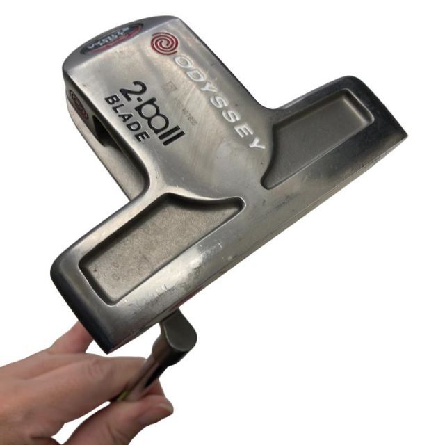【中古】 オデッセイ WHITE HOT XG 2・ball BLADE ツアーライン 34インチ パター PT スチール (フレックスその他) メンズ 男性用 右利き 右用 Cランク ゴルフクラブ