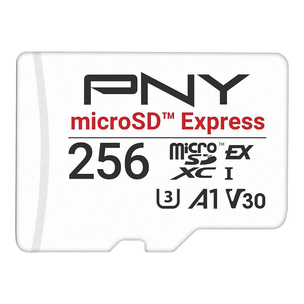 PNY microSD Express U3 V30 A1 microSDXC メモリカード 256GB P-SDU256P31880EXP-GE MM10490