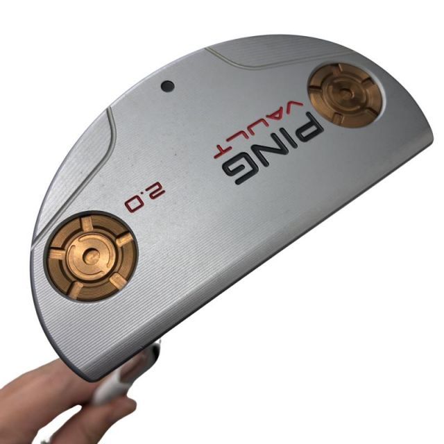 【中古】 ピン VAULT 2.0 PIPER プラチナム(345g) 34インチ(PP61グリップ) パター PT スチール (フレックスその他) メンズ 男性用 右利き 右用 Bランク ゴルフクラブ 14,674円
