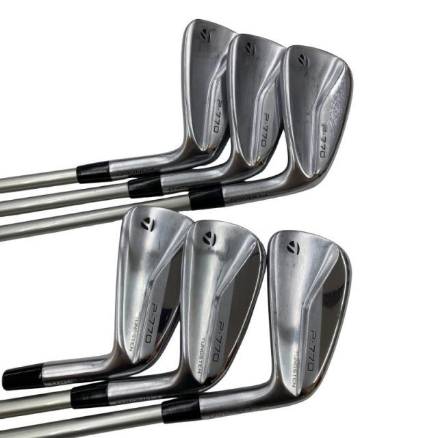 【中古】 テーラーメイド Taylor Made P・770(2020) 6S アイアンセット IR 純正特注シャフト (フレックスS) メンズ 男性用 右利き 右用 Dランク ゴルフクラブ