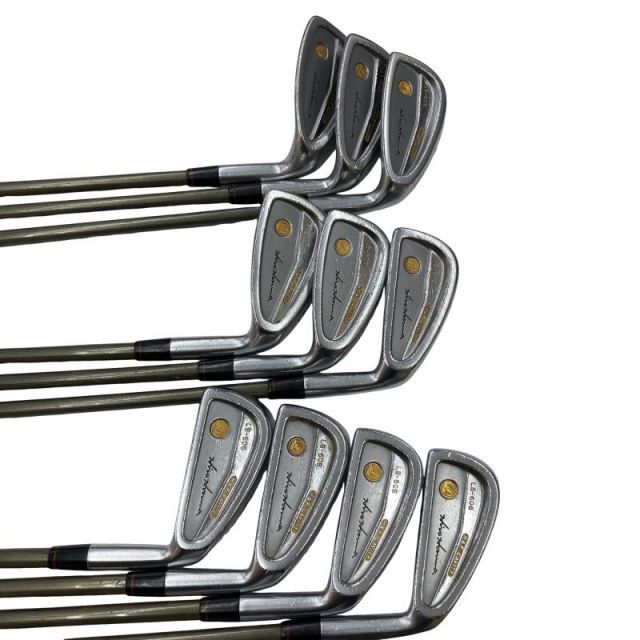 【中古】 本間ゴルフ LB-606 H＆F 24K GP 10S アイアンセット IR 4S SUPER FERRITE CARBON LIGHT (フレックスその他) メンズ 男性用 右利き 右用 Dランク ゴルフクラブ