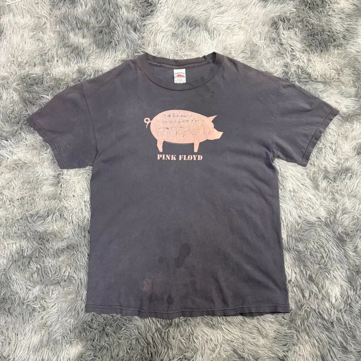 L ヴィンテージ Pink Floyd Pig Tシャツ faded