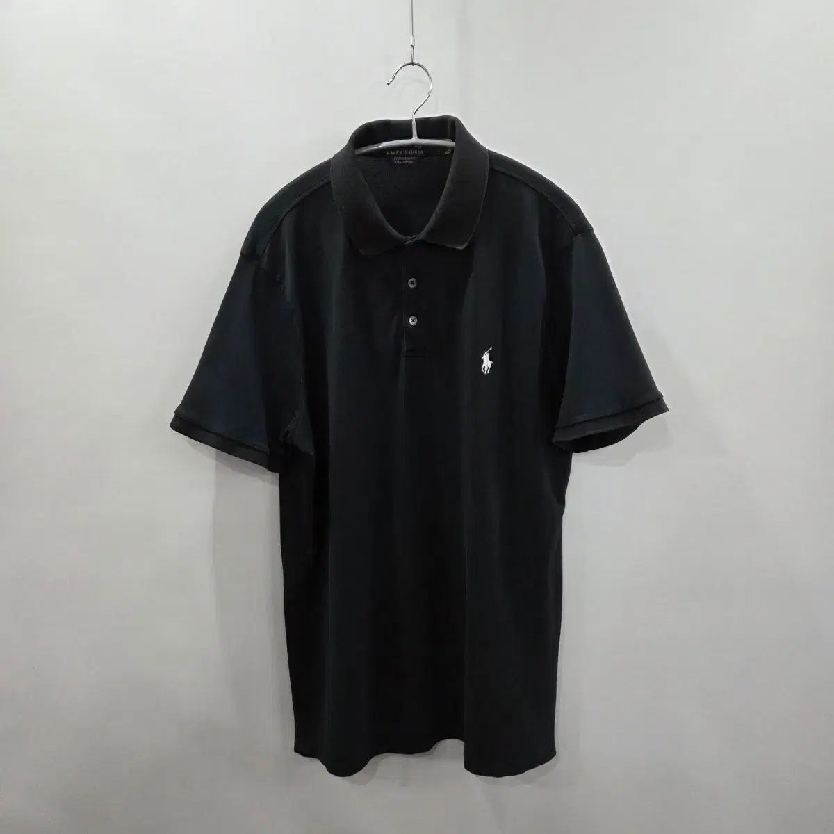 POLO RALPH LAUREN メッシュ カラーTシャツ ブラック L