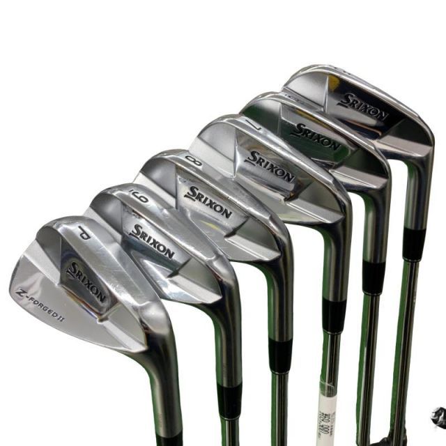 【中古】 ダンロップ SRIXON Z-FORGED II 6S アイアンセット IR KBS TOUR 120 (フレックスS) メンズ 男性用 右利き 右用 Cランク ゴルフクラブ