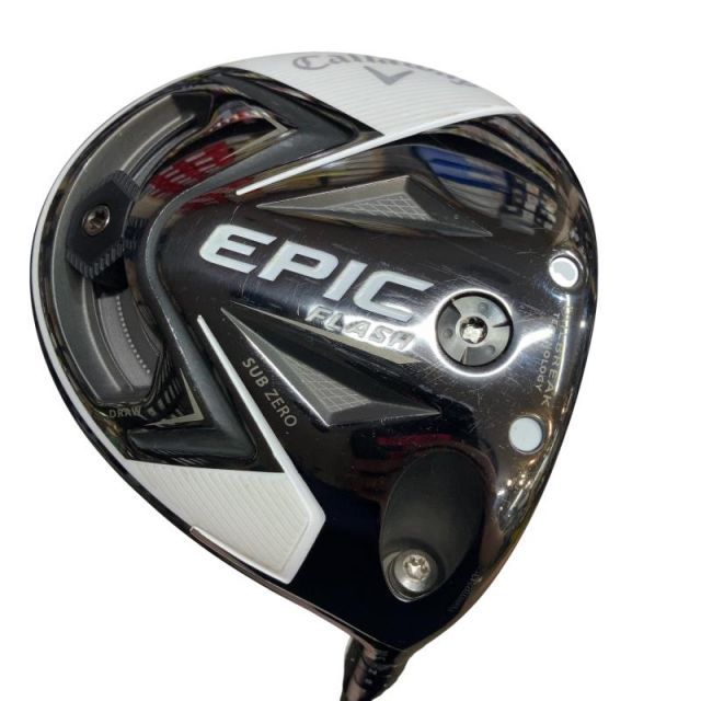 【中古】 キャロウェイ EPIC FLASH SUBZERO 10.5° USA ドライバー DR 純正特注シャフト (フレックスS) メンズ 男性用 右利き 右用 Cランク ゴルフクラブ