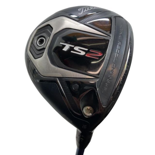 【中古】 タイトリスト TS2 18° フェアウェイウッド FW 純正特注シャフト (フレックスSR) メンズ 男性用 右利き 右用 Cランク ゴルフクラブ