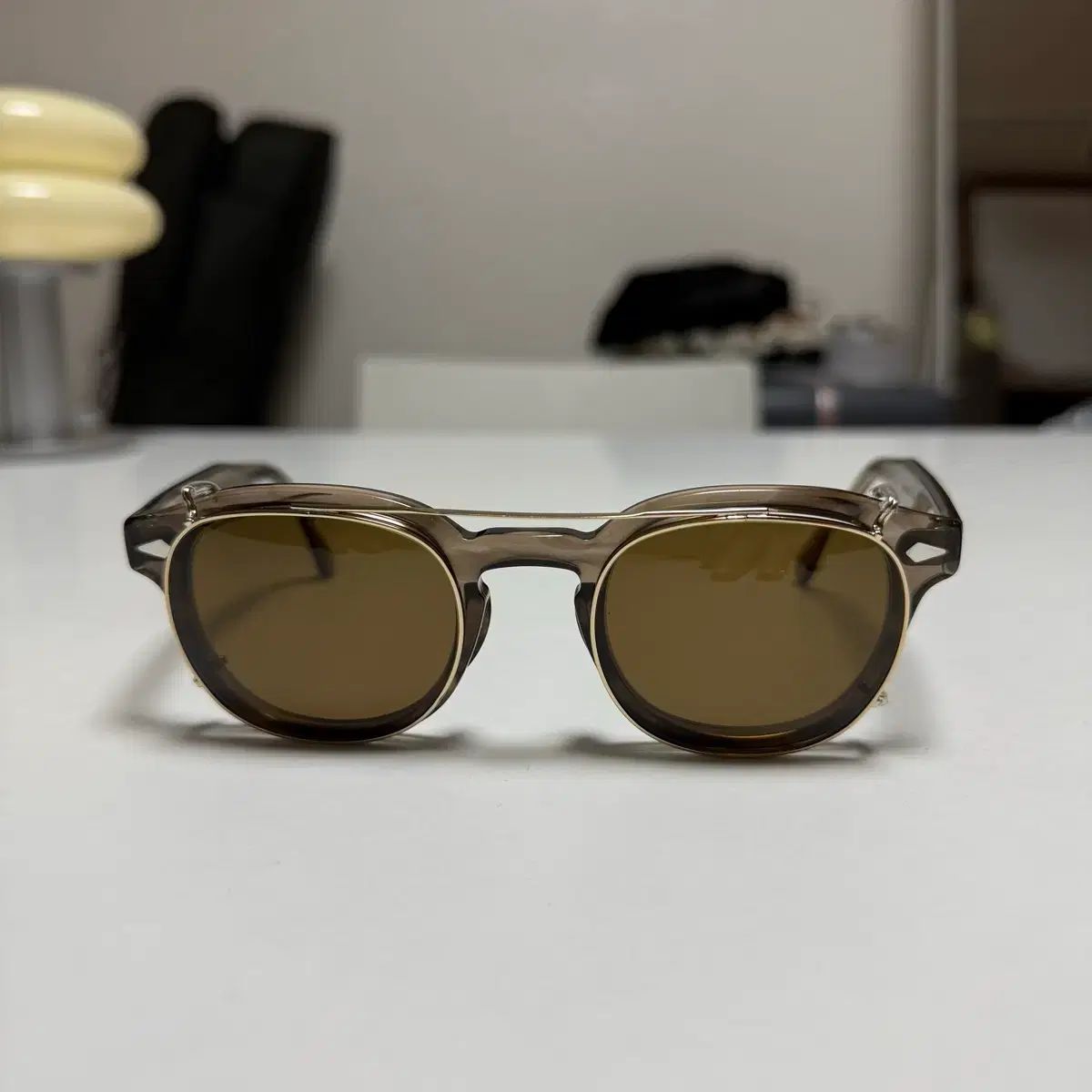 A級 アルペン AL006 MOSCOT(モスコット) レムトッシュ 46-47用 クリップオン ツァイス サングラス