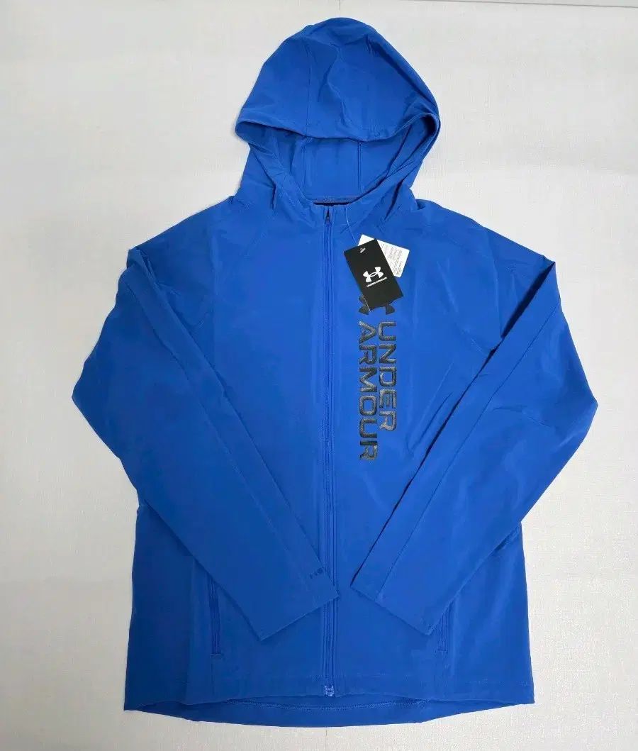 UNDER ARMOUR アンダーアーマー ブルー フード ウィンドブレーカー ジャケット XL 新品