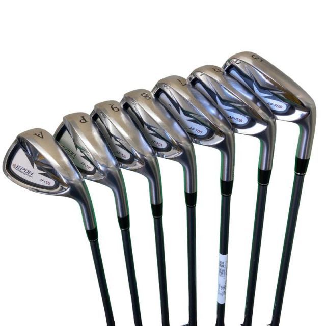 【中古】 エポンゴルフ株式会社 EPON AF-705 8S アイアンセット IR リシャフト (フレックスその他) メンズ 男性用 右利き 右用 Dランク ゴルフクラブ