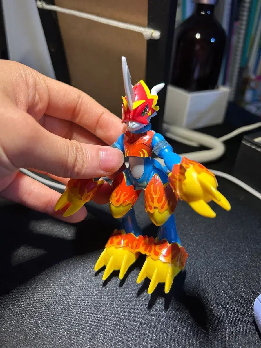 BANDAI 韓国国内正規発売 古典デジタルモンスター ファイアドラモン フィギュア パワーデジタルモンスター ヴィンテージ